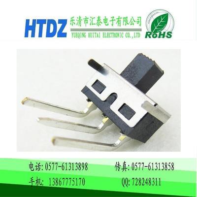 【供應拔動開關(guān) 開關(guān) 滑動開關(guān) SS-12D06】價格,廠家,圖片,電工開關(guān),樂清市匯泰電子-